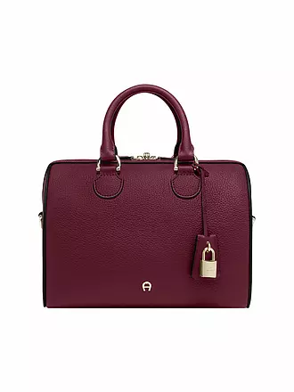 AIGNER | Sac en cuir - Sac à main DELIA Small | dunkelrot